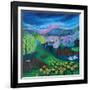 Celebrating Daffodils, 2023, (Acrylics on Gesso)-Lisa Graa Jensen-Framed Giclee Print