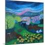 Celebrating Daffodils, 2023, (Acrylics on Gesso)-Lisa Graa Jensen-Mounted Giclee Print