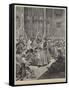 Celebrating Palm Sunday in Spain, in the Porch of the Cathedral at Valencia-null-Framed Stretched Canvas