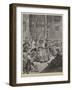 Celebrating Palm Sunday in Spain, in the Porch of the Cathedral at Valencia-null-Framed Giclee Print