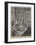 Celebrating Palm Sunday in Spain, in the Porch of the Cathedral at Valencia-null-Framed Giclee Print