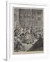 Celebrating Palm Sunday in Spain, in the Porch of the Cathedral at Valencia-null-Framed Giclee Print