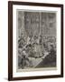 Celebrating Palm Sunday in Spain, in the Porch of the Cathedral at Valencia-null-Framed Giclee Print