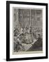 Celebrating Palm Sunday in Spain, in the Porch of the Cathedral at Valencia-null-Framed Giclee Print