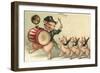 Celebrating Pigs-null-Framed Giclee Print