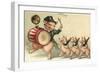 Celebrating Pigs-null-Framed Giclee Print