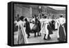 Celebrating the End of the First World War, 1918-null-Framed Stretched Canvas