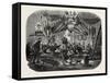 Celebrating the Feast of St. Barbara, Vincennes, 1855-null-Framed Stretched Canvas