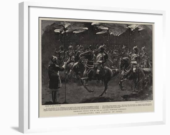 Celebrating the Jubilee in India-John Charlton-Framed Giclee Print