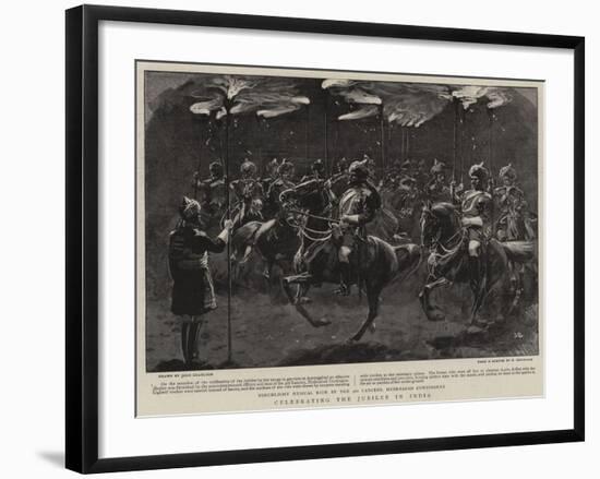 Celebrating the Jubilee in India-John Charlton-Framed Giclee Print