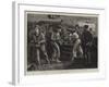 Celebrating the Jubilee on Board a Man of War, Extra Rations of Grog-Frederic Villiers-Framed Giclee Print