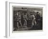 Celebrating the Jubilee on Board a Man of War, Extra Rations of Grog-Frederic Villiers-Framed Giclee Print