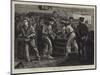 Celebrating the Jubilee on Board a Man of War, Extra Rations of Grog-Frederic Villiers-Mounted Giclee Print