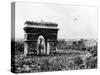 Celebrating the Liberation of Paris, 26 August 1944-null-Stretched Canvas