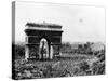 Celebrating the Liberation of Paris, 26 August 1944-null-Stretched Canvas