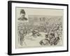 Celebrating the Mikado's Birthday on Board the Japanese Cruiser Yoshino at Plymouth-null-Framed Giclee Print