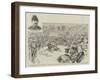 Celebrating the Mikado's Birthday on Board the Japanese Cruiser Yoshino at Plymouth-null-Framed Giclee Print