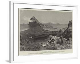 Celebrating the Queen's Birthday at Gibraltar-null-Framed Giclee Print