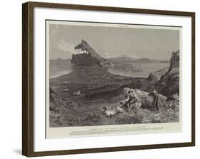 Celebrating the Queen's Birthday at Gibraltar-null-Framed Giclee Print