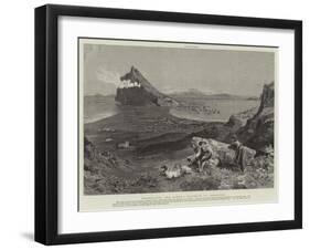 Celebrating the Queen's Birthday at Gibraltar-null-Framed Giclee Print