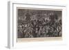 Celebrating the Relief of Mafeking in London, the Scene in Piccadilly on Friday Night-William Small-Framed Giclee Print
