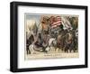 Celebrating the Victory at the Battle of Hohenfriedeberg-Richard Knoetel-Framed Giclee Print