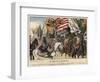 Celebrating the Victory at the Battle of Hohenfriedeberg-Richard Knoetel-Framed Giclee Print