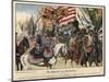 Celebrating the Victory at the Battle of Hohenfriedeberg-Richard Knoetel-Mounted Giclee Print