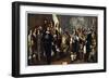 Celebration at Amsterdam of Westphalian Peace-Govaert Flinck-Framed Giclee Print