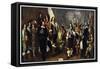 Celebration at Amsterdam of Westphalian Peace-Govaert Flinck-Framed Stretched Canvas