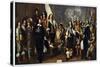 Celebration at Amsterdam of Westphalian Peace-Govaert Flinck-Stretched Canvas