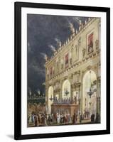 Celebration at Cascine in Honor of Ferdinand Iii-null-Framed Giclee Print