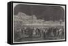 Celebration at Florence of the First Italian National Festival-null-Framed Stretched Canvas