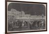 Celebration at Florence of the First Italian National Festival-null-Framed Giclee Print