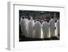 Celebration at Landevennec Abbey, Finistere, Brittany, France-Godong-Framed Photographic Print