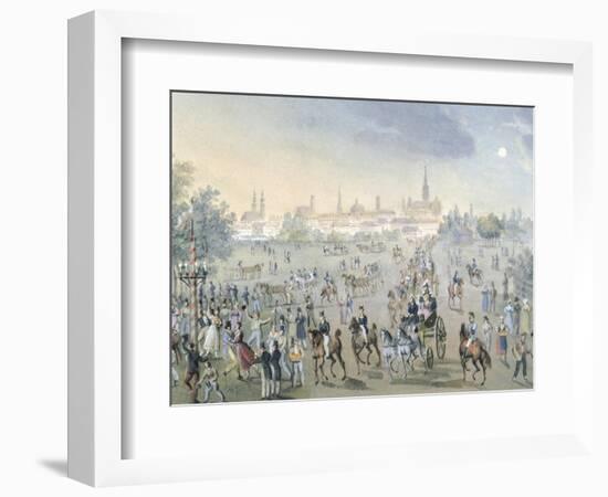 Celebration for Church Consecration in Brigittenau in Vienna, Ca 1820-Francois Gerard-Framed Giclee Print