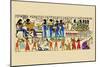 Celebration from a Tomb at Thebes-J. Gardner Wilkinson-Mounted Art Print