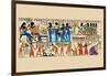 Celebration from a Tomb at Thebes-J. Gardner Wilkinson-Framed Art Print