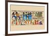 Celebration from a Tomb at Thebes-J. Gardner Wilkinson-Framed Art Print