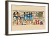 Celebration from a Tomb at Thebes-J. Gardner Wilkinson-Framed Art Print