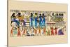 Celebration from a Tomb at Thebes-J. Gardner Wilkinson-Stretched Canvas