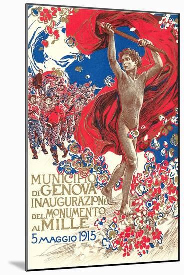 Celebration in Genoa, Italy-null-Mounted Art Print