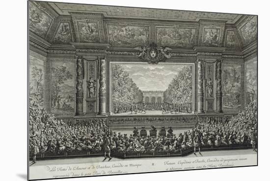 Celebration of Cupid and Bacchus at Versailles in 1664, France, 17th Century-null-Mounted Giclee Print