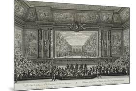 Celebration of Cupid and Bacchus at Versailles in 1664, France, 17th Century-null-Mounted Giclee Print