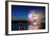 Celebration of Lights, Fireworks Display at English Bay, Vancouver, BC-Lijuan Guo-Framed Photographic Print