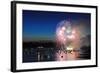 Celebration of Lights, Fireworks Display at English Bay, Vancouver, BC-Lijuan Guo-Framed Photographic Print