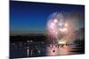 Celebration of Lights, Fireworks Display at English Bay, Vancouver, BC-Lijuan Guo-Mounted Photographic Print