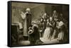 Celebration of Mass During the French Revolution-Charles Louis Lucien Muller-Framed Stretched Canvas