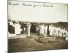 Celebration of Mass for Fallen after Battle of Dogali, Eritrea, 1887-null-Mounted Giclee Print