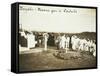 Celebration of Mass for Fallen after Battle of Dogali, Eritrea, 1887-null-Framed Stretched Canvas